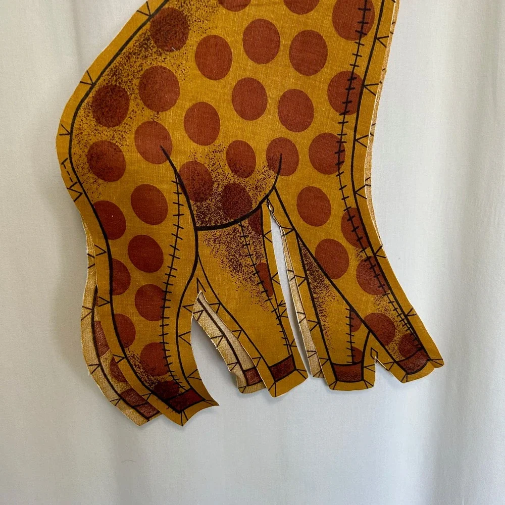 Vintage Giraffe Plush Unfinished‎ Project  Approx. 26